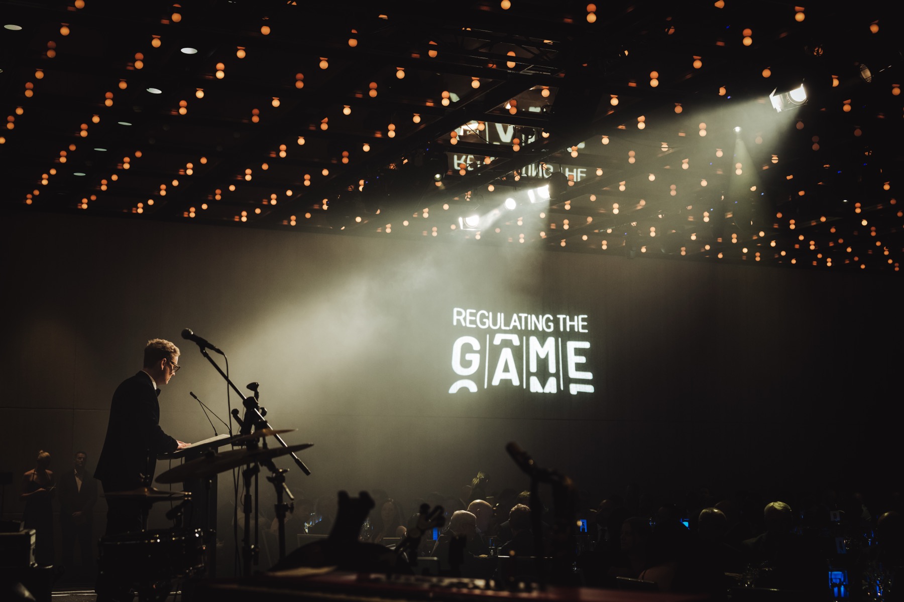 Stage and lighting rig at the Global Awards 2026